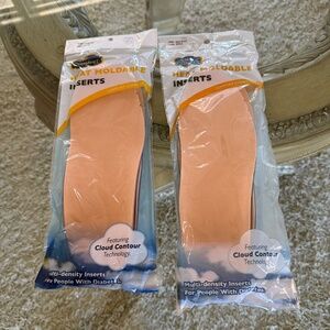 Dr. Comfort Heat Moldable Shoe Inserts Cloud Contour Tech Lot of 2 Mens 10.5